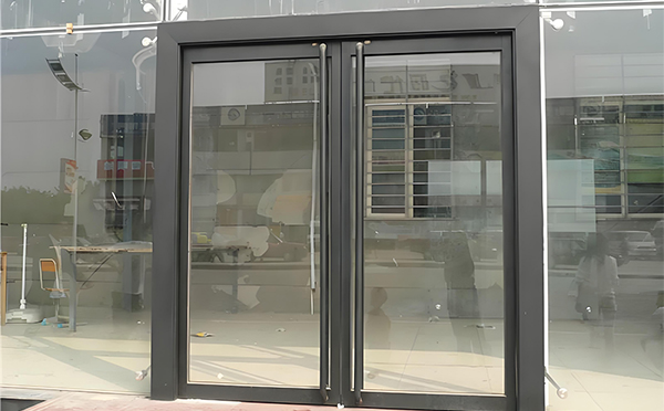 平川玻璃地弹门
