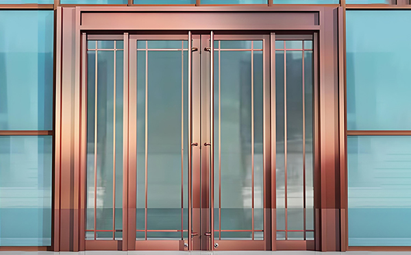 平川玻璃地弹门